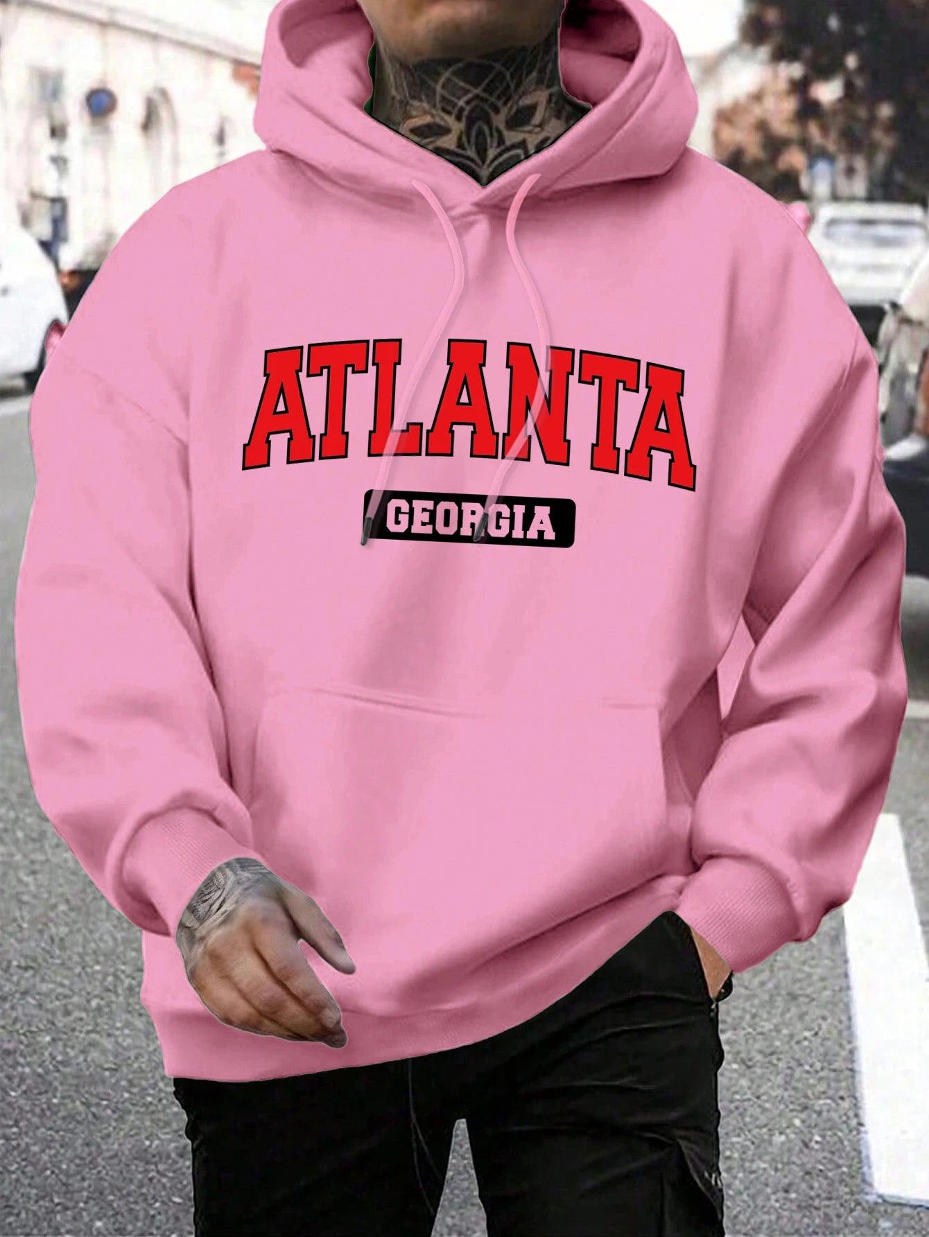 Rough & Rugged Men’s Atlanta Georgia Hoodie: Stay Stylish This Season