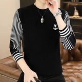 Timeless Elegance: Men’s Autumn Winter Knitted O Neck Pullover