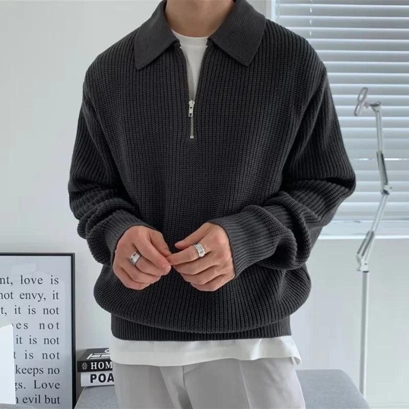 Men's Warm Vintage Knit Pullovers: Perfect for Autumn Fashion